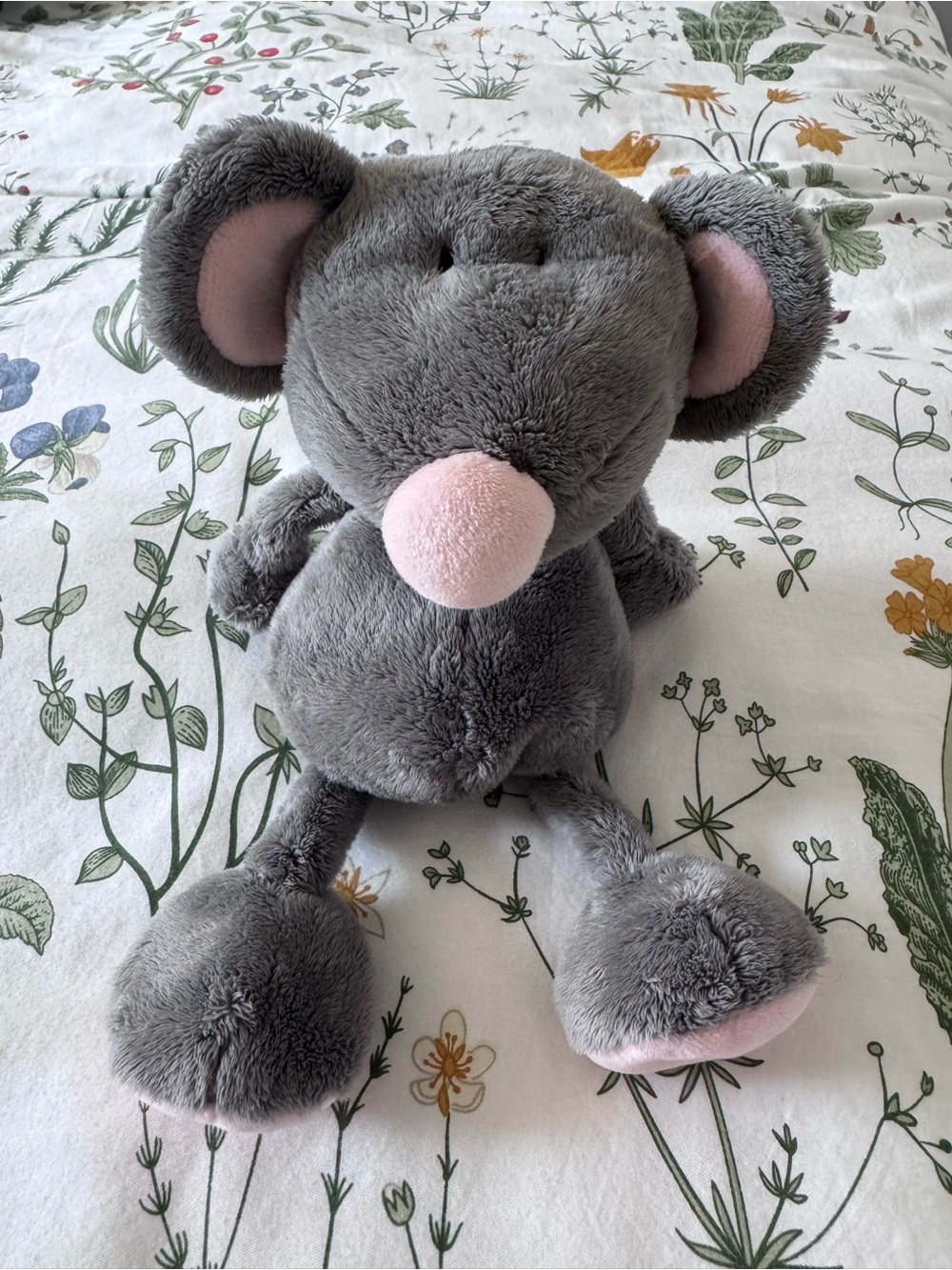 Ty Classics Collection “Rocker” Grey Mouse Beanie Baby